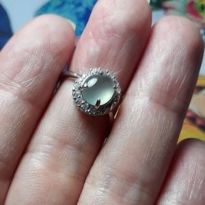 Burma jade ring